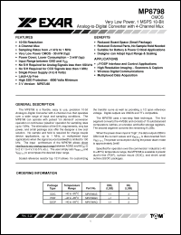 Click here to download MP8798 Datasheet