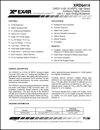 Click here to download XRD6414 Datasheet