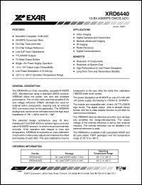 Click here to download XRD6440 Datasheet