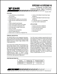 Click here to download XRD9814 Datasheet