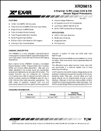 Click here to download XRD9815 Datasheet