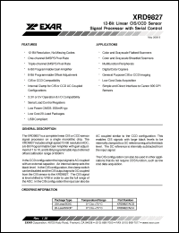 Click here to download XRD9827 Datasheet