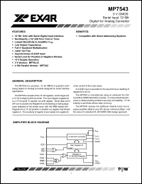 Click here to download MP7543AD Datasheet