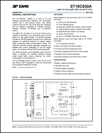 Click here to download ST16C650 Datasheet