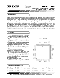 Click here to download XR16C2850IM Datasheet