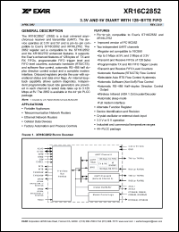 Click here to download XR16C2852 Datasheet