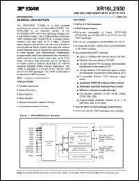 Click here to download XR16L2550IJ Datasheet