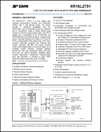 Click here to download XR16L2751IM Datasheet