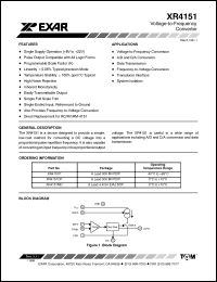 Click here to download XR4151CP Datasheet