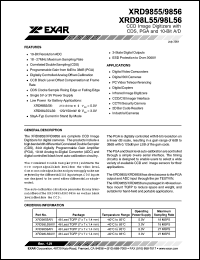 Click here to download XRD9856AIV Datasheet