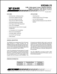 Click here to download XRD98L23 Datasheet