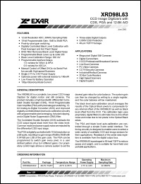 Click here to download XRD98L63 Datasheet