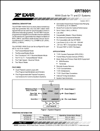 Click here to download XRT8001ID Datasheet