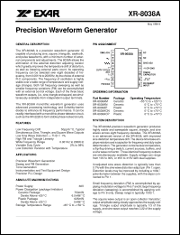 Click here to download XR-8038AM Datasheet