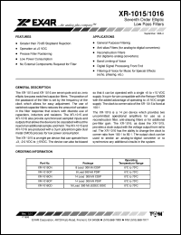 Click here to download XR-1015CN Datasheet