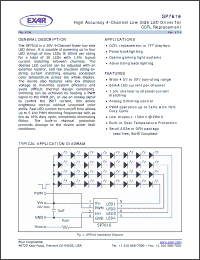Click here to download SP7616 Datasheet
