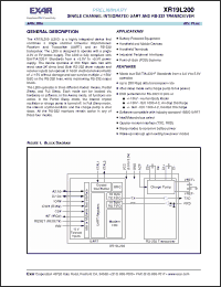 Click here to download XR19L200 Datasheet