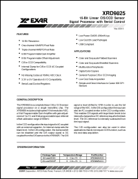 Click here to download XRD9825ACU Datasheet