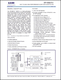 Click here to download XR16M2751IM48 Datasheet