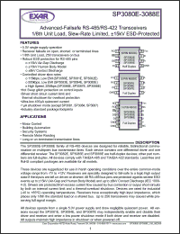 Click here to download SP3085E Datasheet