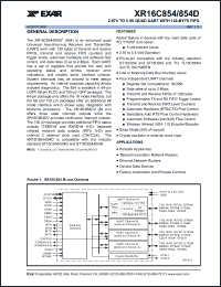 Click here to download XRT16C854 Datasheet