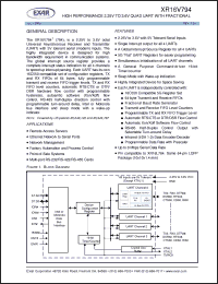 Click here to download XR16V794 Datasheet