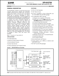 Click here to download XR16V2750IM Datasheet