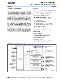 Click here to download XR16V554 Datasheet