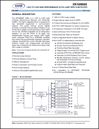 Click here to download XR16M698IQ100 Datasheet