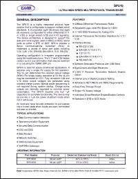 Click here to download SP510 Datasheet