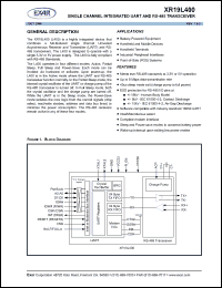 Click here to download XR19L400IL40 Datasheet