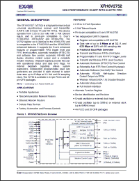 Click here to download XR16V2752IJ Datasheet