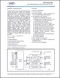 Click here to download XR16V2750_0709 Datasheet