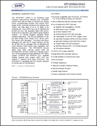 Click here to download XR16V654D Datasheet