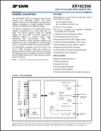 Click here to download XR16C850IJ Datasheet