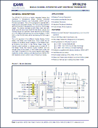 Click here to download XR19L210 Datasheet
