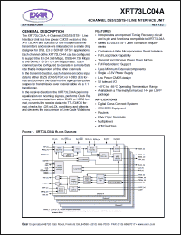 Click here to download XR17C154_05 Datasheet