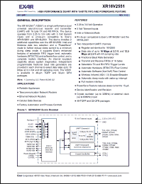 Click here to download XR16V2551IL32 Datasheet