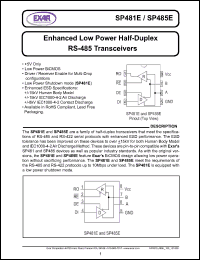 Click here to download SP485EEP-L Datasheet