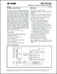 Click here to download XR17D154 Datasheet