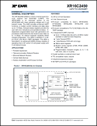Click here to download XR16C2450 Datasheet