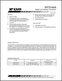 Click here to download XRT6164AIP Datasheet