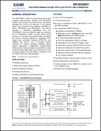 Click here to download XR16V2651 Datasheet