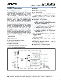 Click here to download XR16C2552IJ Datasheet