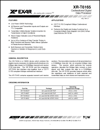 Click here to download XR-T6165IP Datasheet