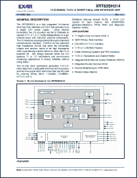 Click here to download XRT83SH314 Datasheet