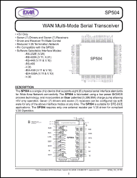 Click here to download SP504MCM-L Datasheet