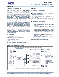 Click here to download XR16C2550_07 Datasheet