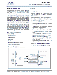 Click here to download XR16L2550_07 Datasheet