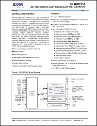 Click here to download XR16M2550IL32 Datasheet